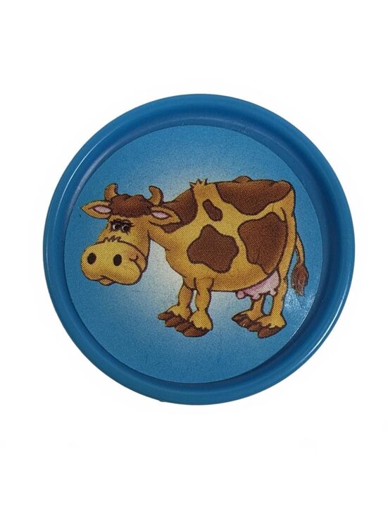 Fisher-Price Other - BLUE COW  Fisher Price Barnyard Bingo 1994 Replacement Piece Coin